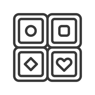 Bisküvi Kurabiye Noel yemek ayarla. düzenlenebilir anahat