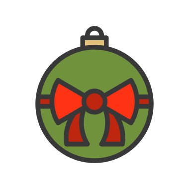 basit Noel biblo simgesi, vektör çizim