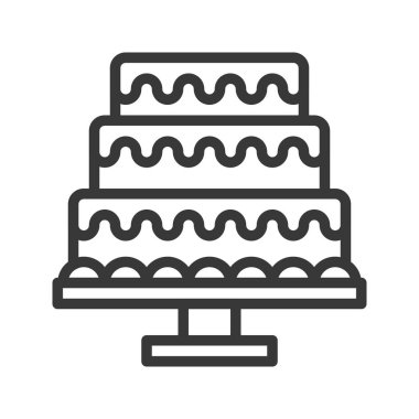 parti simge düzenlenebilir satırı için Noel kek