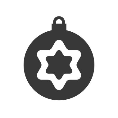 basit Noel biblo simgesi, vektör çizim