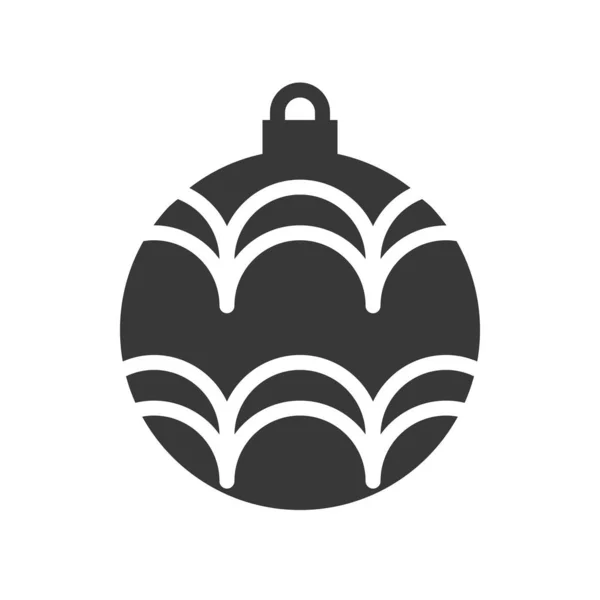Einfaches Christbaumsymbol Vektorillustration — Stockvektor