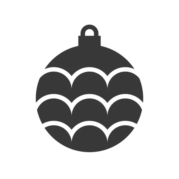 Einfaches Christbaumsymbol Vektorillustration — Stockvektor