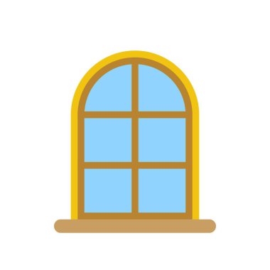 basit simge penceresinin, vektör çizim, Noel kavramı