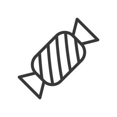 şeker, vektör çizim, Noel kavramı basit simgesi