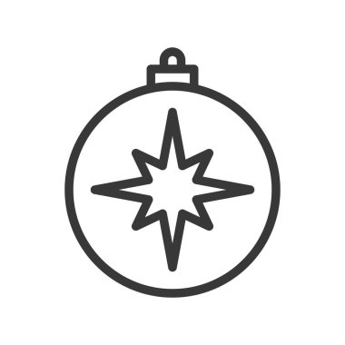 Noel biblo, vektör çizim, Noel kavramı basit simgesi