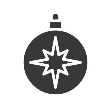 önemsiz şey, vektör çizim, Noel kavramı basit simgesi