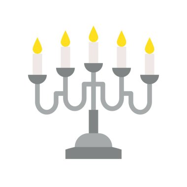 Fener veya lamba vektör simge, düz tasarım