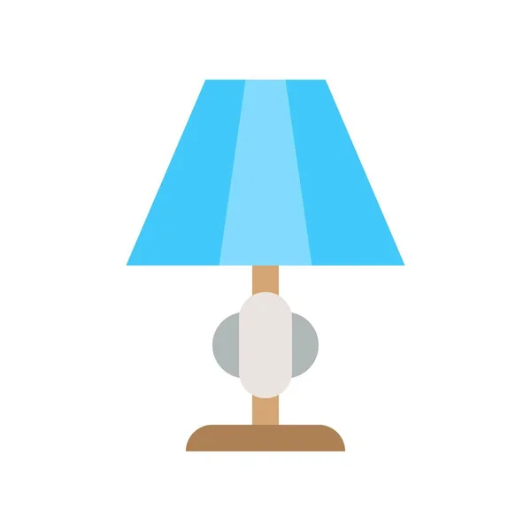 Lanterne Icône Vectorielle Lampe Design Plat — Image vectorielle