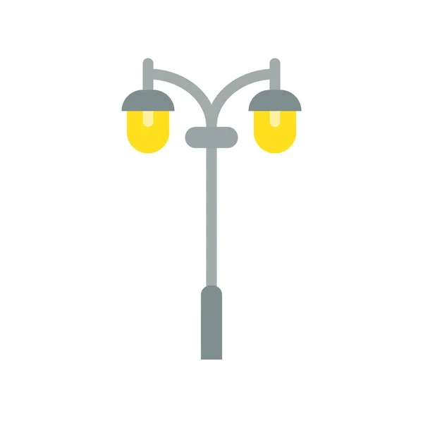ランタンやランプ ベクトルのアイコン フラットなデザイン — ストックベクタ
