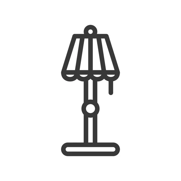 ランタンやランプ ベクトルのアイコン デザイン編集可能な線 — ストックベクタ