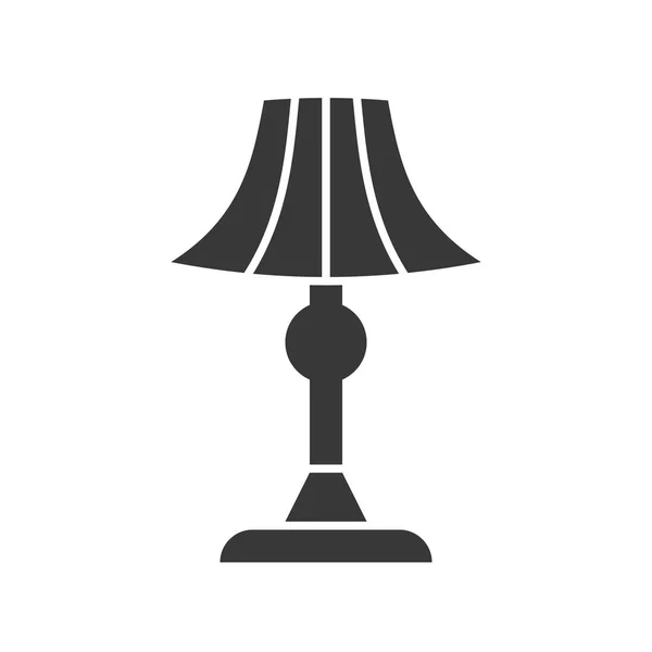 Lanterne Icône Vectorielle Lampe Design Solide — Image vectorielle