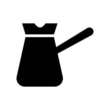 Türk cezve vektör, kahve sağlam tasarım ilgili.