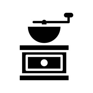 Kahve değirmeni vektör, kahve sağlam tasarım ilgili.