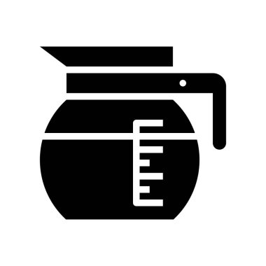 Kahve pot vektör, kahve sağlam tasarım ilgili.