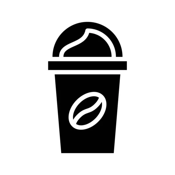 Кофе Собой Солидный Дизайн Вектор Кофе Относящиеся — стоковый вектор