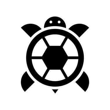 Kaplumbağa vektör, Çin yeni yılı ilgili katı tasarım simgesi