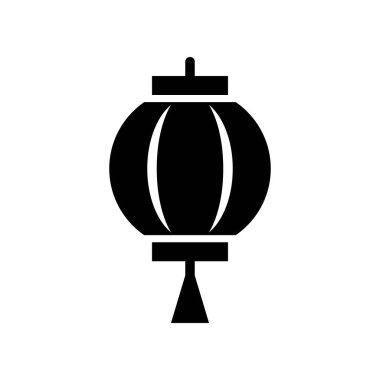 Çince Fener vektör, Çin yeni yılı ilgili katı tasarım simgesi