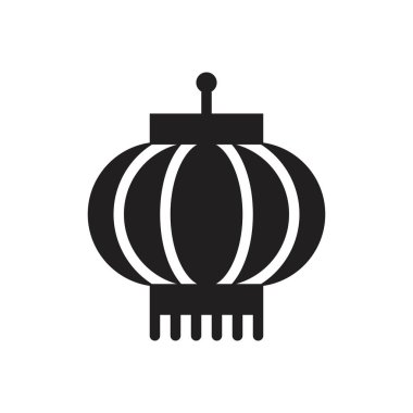 Fener vektör, Çin yeni yılı ilgili katı tasarım simgesi