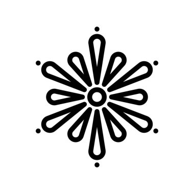 Havai fişek vektör, Çin yeni yılı ilgili satırı tasarım simgesi düzenlenebilir kontur