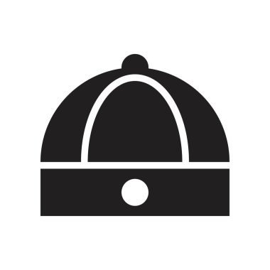 Çin cap vektör, Çin yeni yılı ilgili katı tasarım simgesi