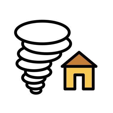 Özellik sigorta ilgili düz simgesi beyaz arka plan üzerinde vektör çizim