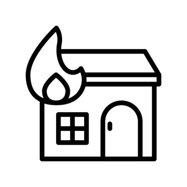 Özellik sigorta vektör, sigorta ile ilgili satırı tasarım düzenlenebilir kontur simgesini