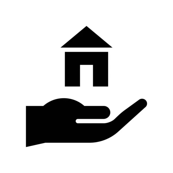 ホーム保険ベクトル 保険関係の強固なデザイン アイコン — ストックベクタ