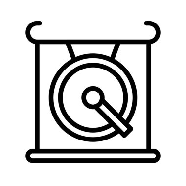 Gong vektörü, Çin Yeni Yıl Stili simgesi 