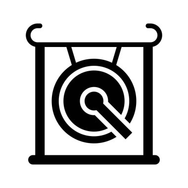 Gong vektörü, Çin yeni yılı katı biçim simgesi 