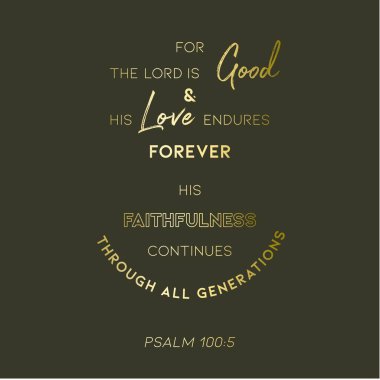 Mezmur poster olarak veya yazdırılabilir kullanılacak İncille ayet