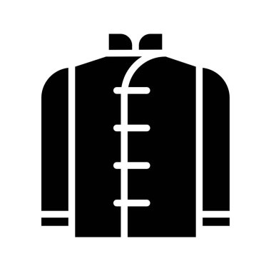 Çin gömlek vektör, Çin ay yeni yıl katı tasarım simgesi