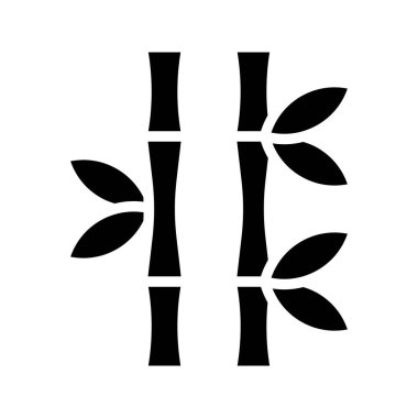 Bambu vektör, Çin ay yeni yıl katı tasarım simgesi