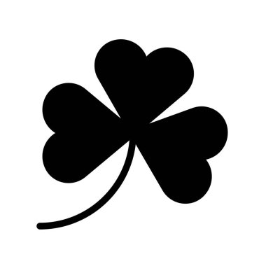 Yonca vektör, Saint Patrick Bayramı çizgi stil ikonu