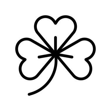 vektör, Saint Patrick Bayramı çizgi stili simge tasarlamak