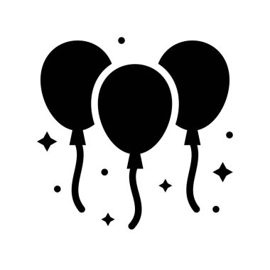 Balonlar vektör, Saint Patrick Bayramı çizgi stil ikonu