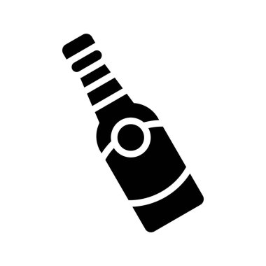 Şişe vektör, bayram Saint Patrick katı Stil simge tasarlamak