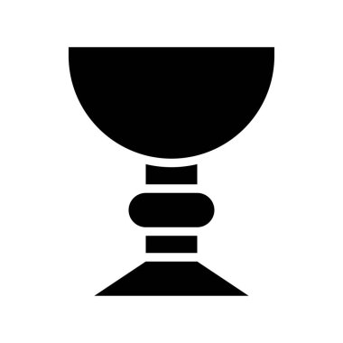 Kutsal Kase vektör, izole Paskalya sağlam tasarım simgesi