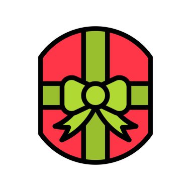 beyaz izole kırmızı yay ile bir Paskalya yortusu yumurta