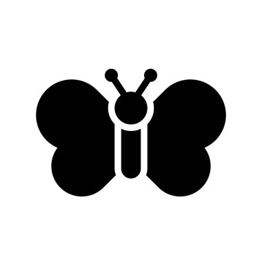 Kelebek vektör, izole Paskalya sağlam tasarım simgesi