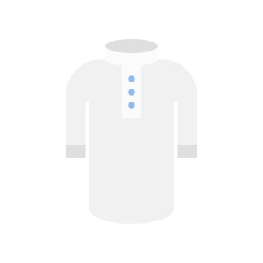 Thobe vektör illüstrasyon, Ramazan ilgili düz stil simgesi