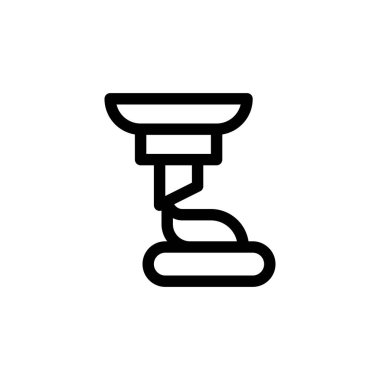 Yumuşak hizmet vektör illüstrasyon, Sweets çizgi tasarım simgesi