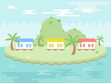 Yaz Tatili, Resort Island posteri