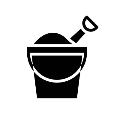 Kum kova vektörü, tropikal ile ilgili katı stil simgesi