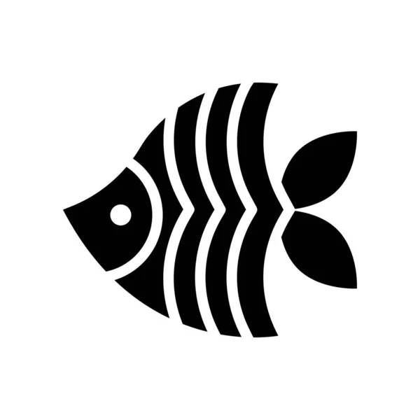 Mořský ryzový vektor, ikona s tropickým souvisím — Stockový vektor