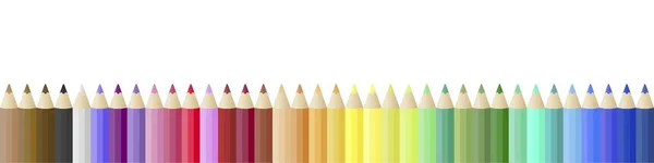 学校に戻る、色鉛筆ベクトルイラスト — ストックベクタ