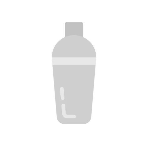 Shaker flaches Symbol, Gerät zum Mischen von Getränken — Stockvektor