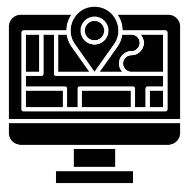 Harita ve konum, Telekomünikasyon veya uzaktan çalışma ile ilgili simge