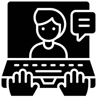 , Telekomünikasyon veya uzaktan çalışma ile ilgili simge