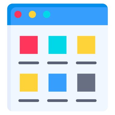 Kullanıcı arayüzü, Telekomünikasyon veya işle ilgili uzak simge, vektör illüstrasyonu