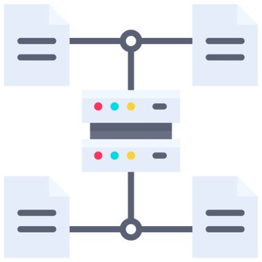 Dosya sunucusu, Telekomünikasyon veya uzaktan çalışma simgesi
